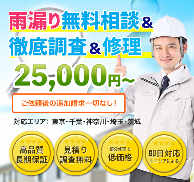 雨漏り調査・修理のプロ職人 アメストップ